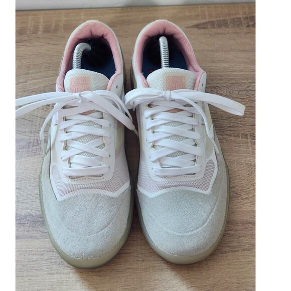 VANS Skate AVE Pro White Powder Pink Ice Bottom Shoes Men's 7 Women's 8.5 - Picture 6 of 10